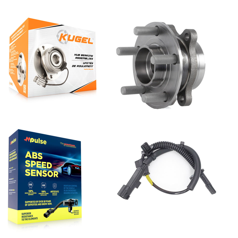 Rear Wheel Hub Bearing And ABS Sensor Kit For Ford Edge Lincoln MKX Continental K7S-101557
