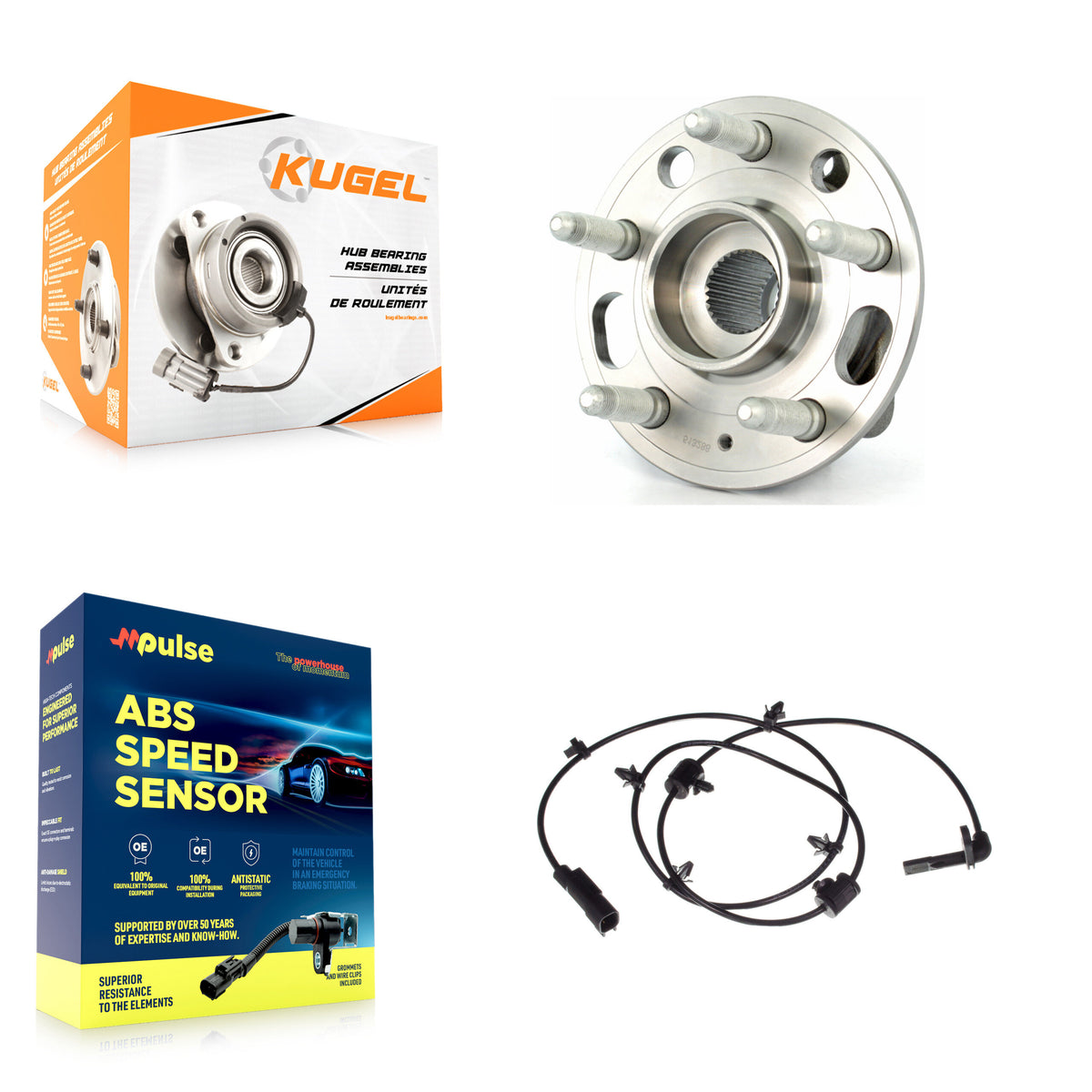 Rear Wheel Hub Bearing And ABS Sensor Kit For Buick LaCrosse Allure K7S-101569