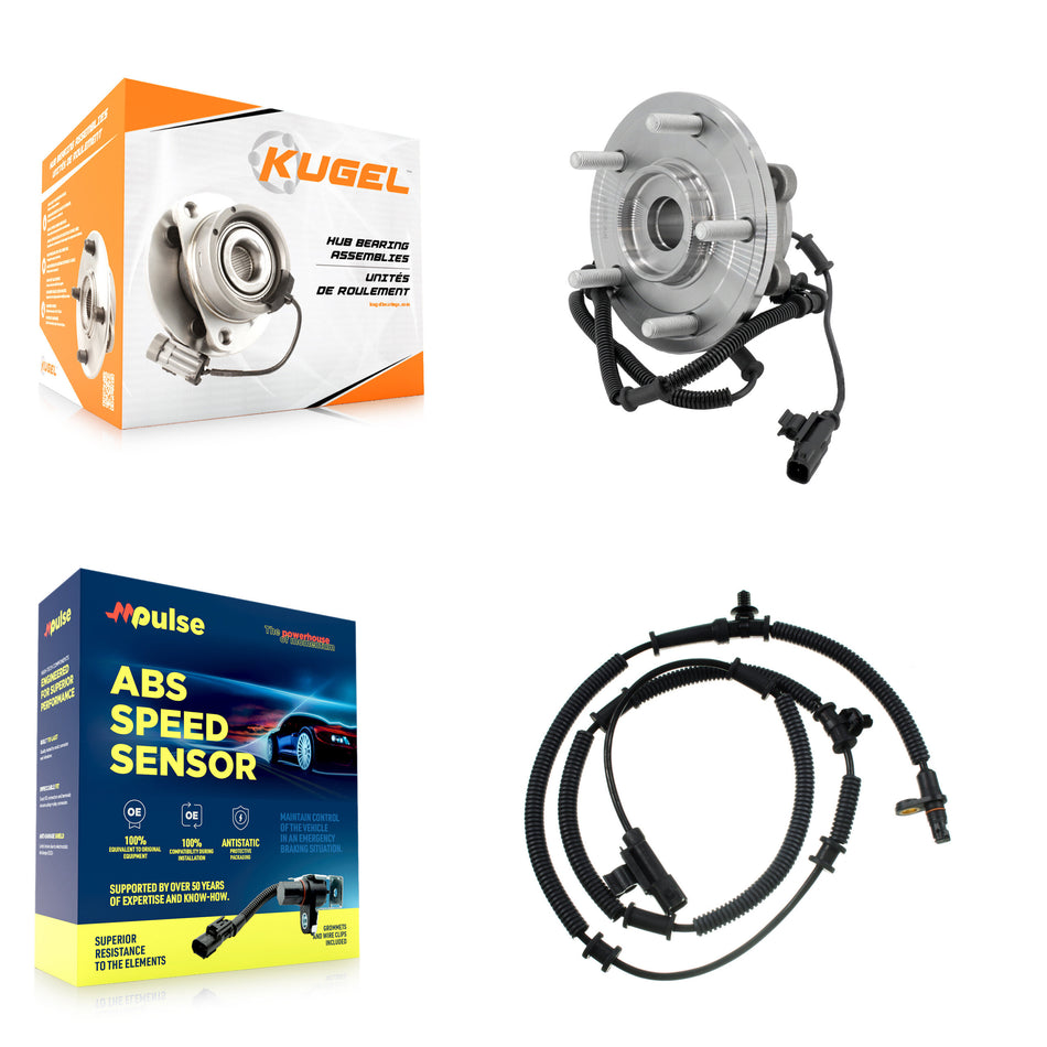 Rear Wheel Hub Bearing & Extra Sensor Kit For Dodge Grand Caravan Chrysler Town Country K7S-101580