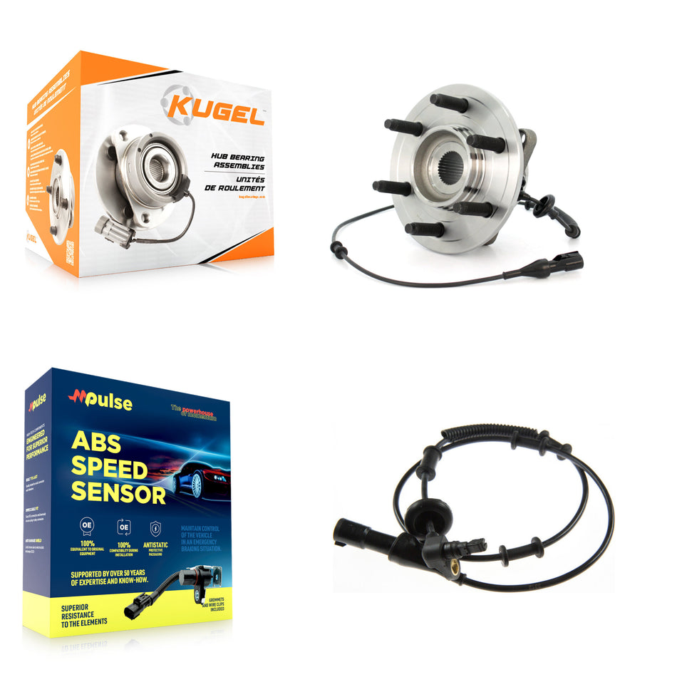 Rear Wheel Hub Bearing And Extra ABS Sensor Kit For Ford Expedition Lincoln Navigator K7S-101591