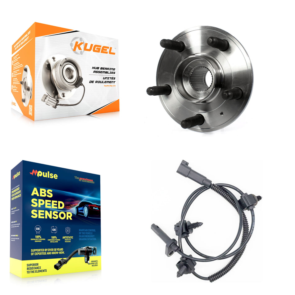 Rear Wheel Hub Bearing And ABS Sensor Kit For Cadillac CTS with Harness K7S-101602