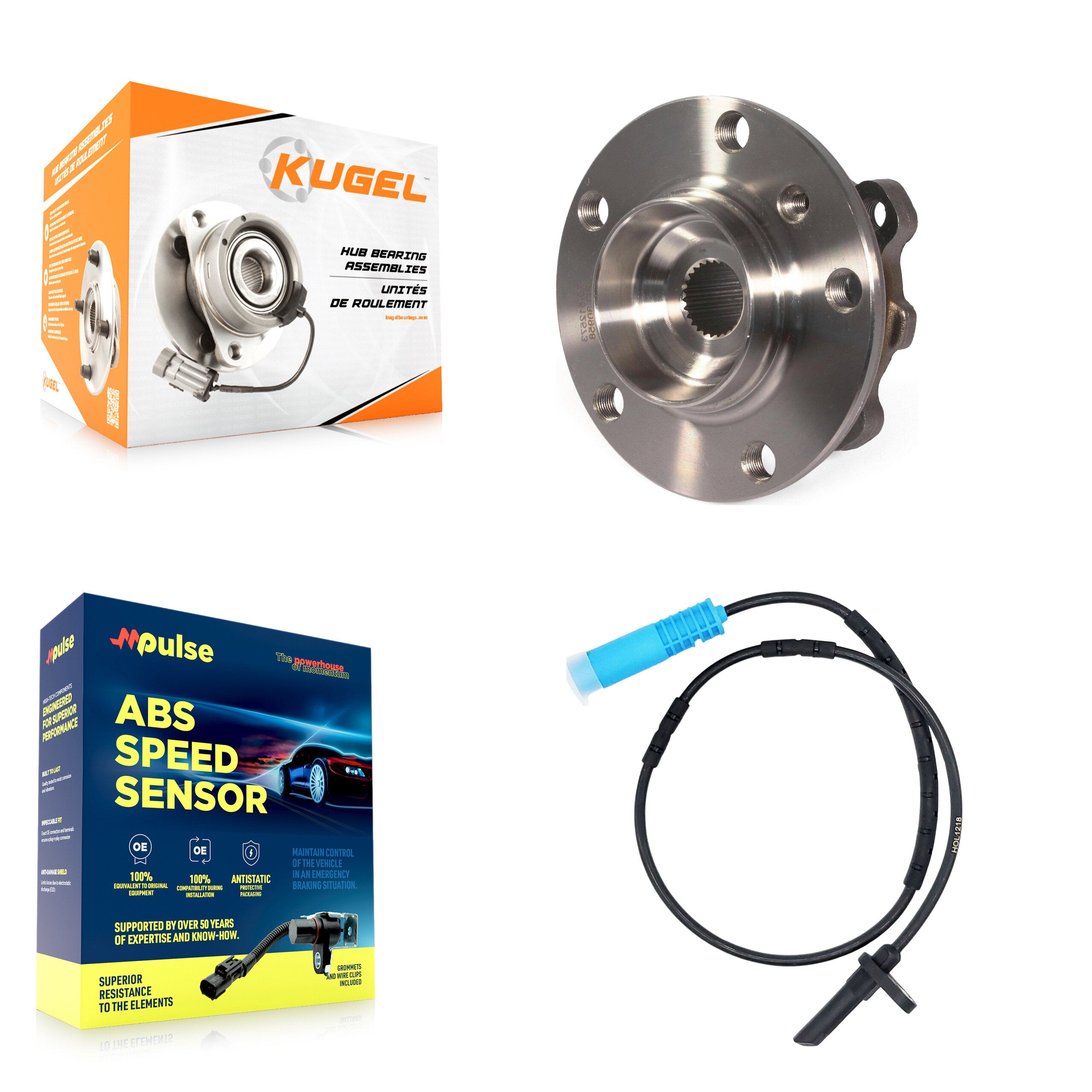 Rear Wheel Hub Bearing And ABS Sensor Kit For Mini Cooper Countryman Paceman with Harness K7S-101607