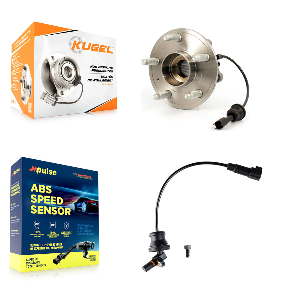 Rear Wheel Hub Bearing & Extra Sensor Kit For Chevrolet Equinox GMC Terrain with Harness K7S-101629