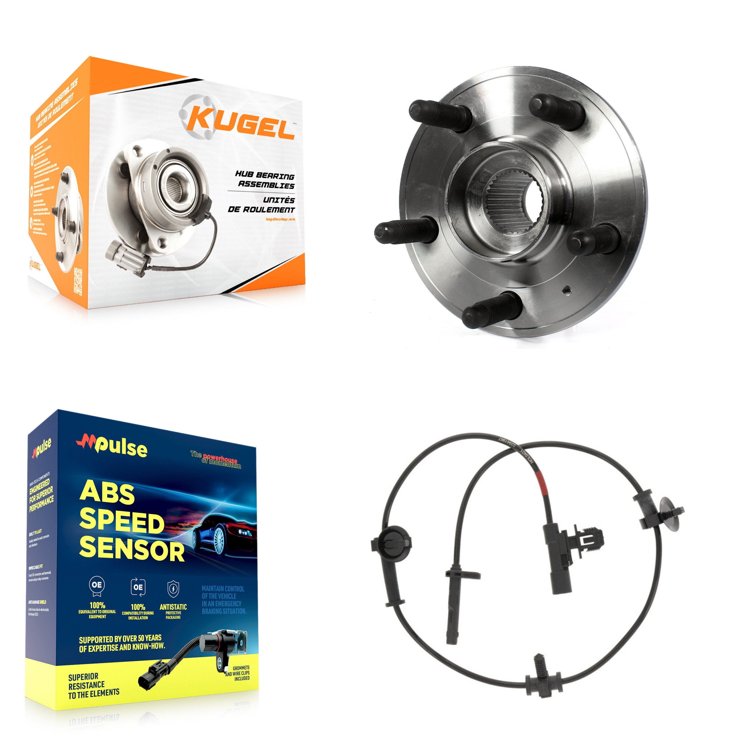 Rear Wheel Hub Bearing And ABS Sensor Kit For Cadillac CTS K7S-101638