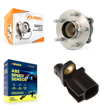 Rear Wheel Hub Bearing And Extra ABS Sensor Kit For Volvo C30 C70 S40 without Harness K7S-101647