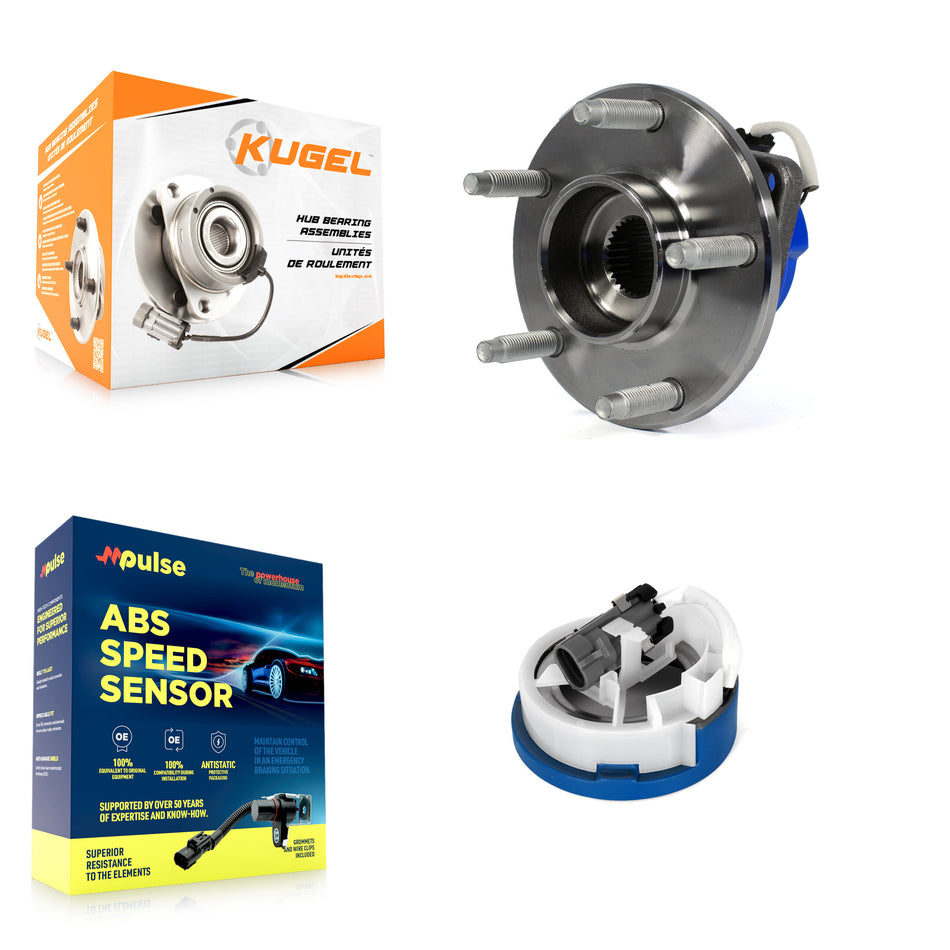 Rear Wheel Hub Bearing And Extra ABS Sensor Kit For Chevrolet Corvette Cadillac XLR K7S-101650