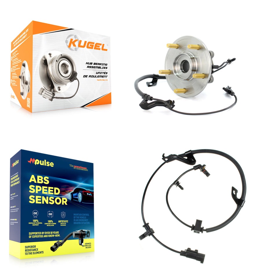 Rear Right Wheel Hub Bearing And Extra ABS Sensor Kit For 2012 Dodge Journey with Harness K7S-101687