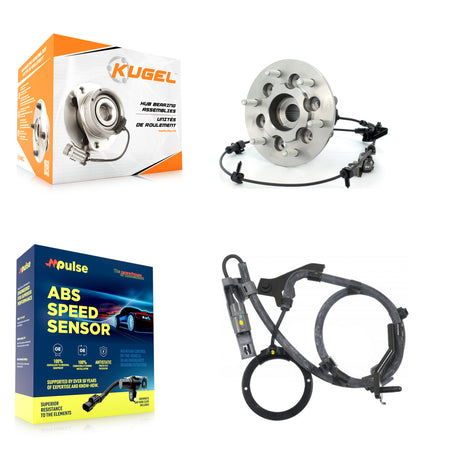 Front Right Wheel Hub Bearing And Extra ABS Sensor Kit For Chevrolet Colorado GMC Canyon K7S-101716