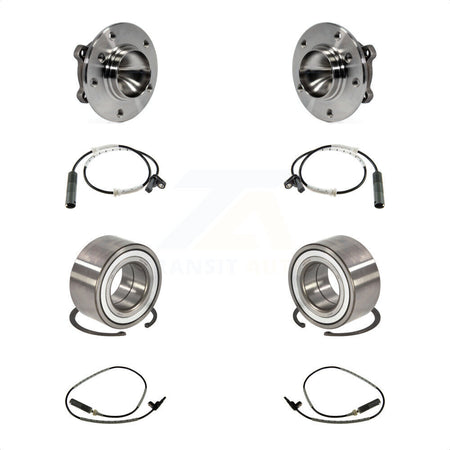 Front Rear Wheel Bearing And ABS Sensor Kit For BMW 328i 335i 135i 330i 335is 335d 135is K7S-101728