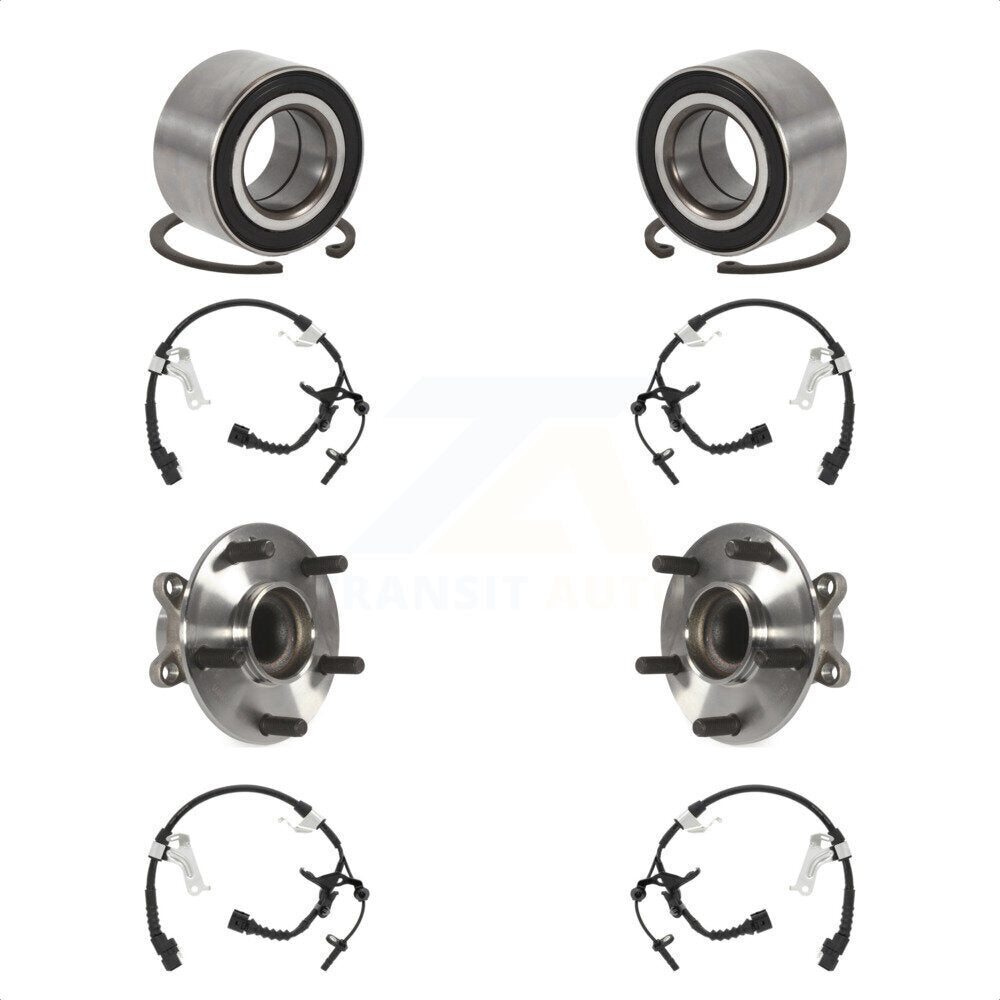 Front Rear Wheel Bearing And ABS Sensor Kit For Honda Civic K7S-101750