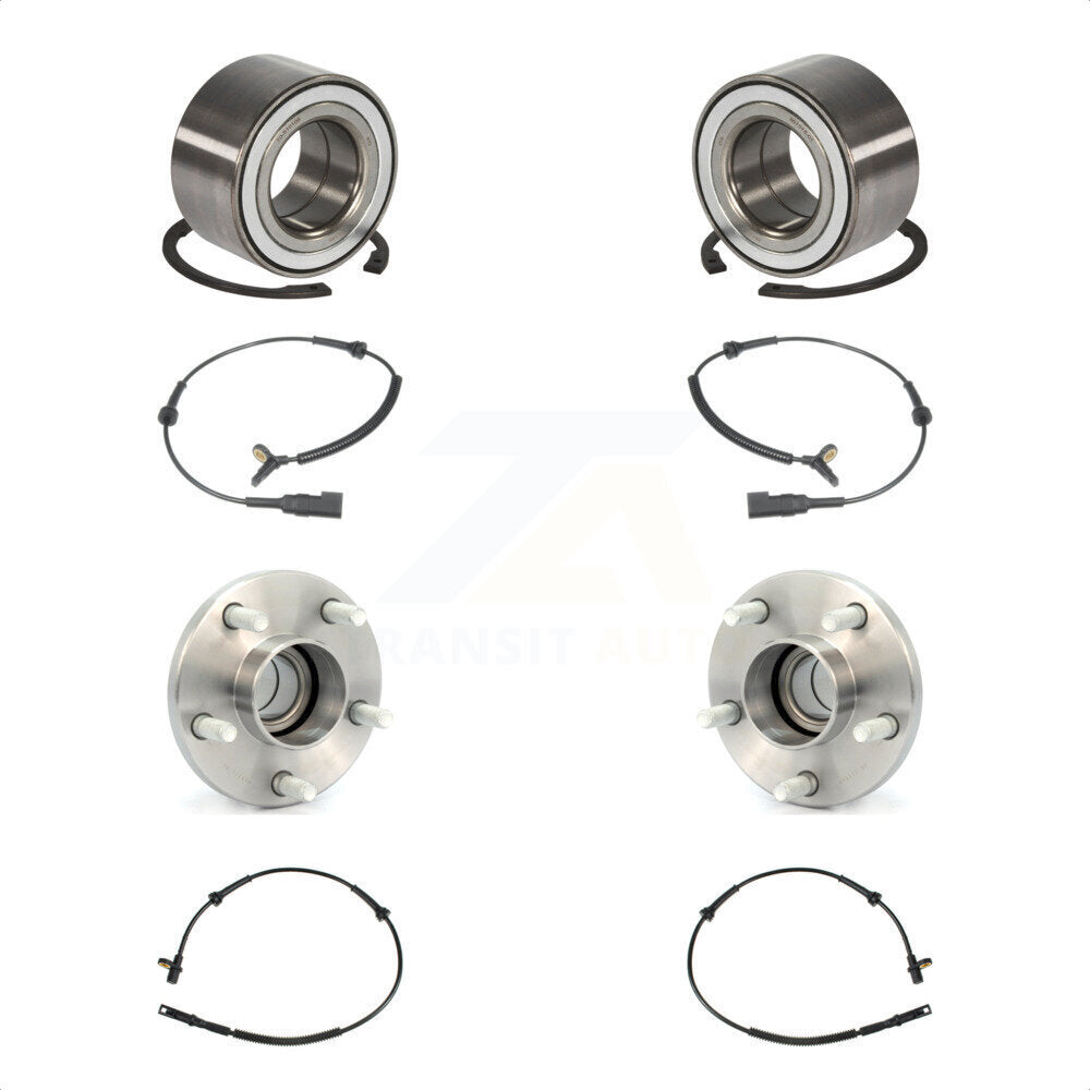 Front Rear Wheel Bearing And ABS Sensor Kit For Ford Transit Connect K7S-101751