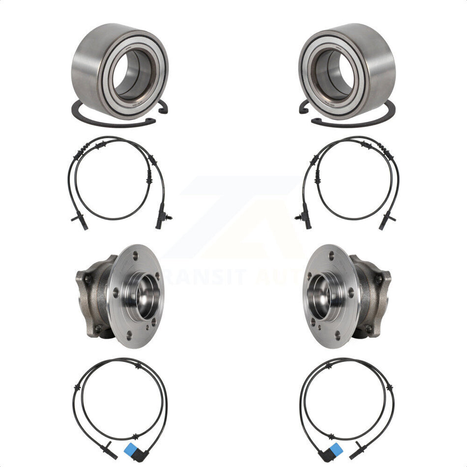 Front Rear Wheel Bearing & ABS Sensor Kit For Mercedes-Benz GLA250 CLA250 CLA45 AMG GLA45 K7S-101753
