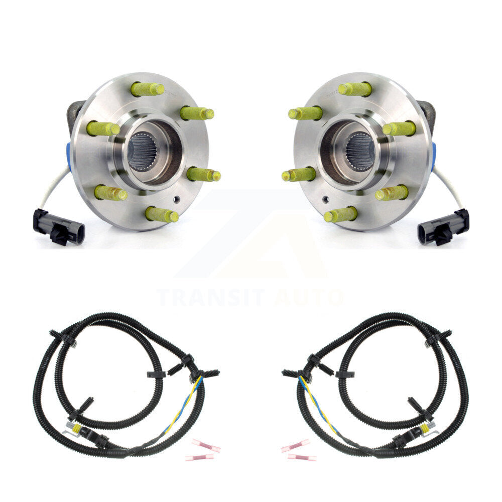 Front Wheel Hub Bearing And Extra ABS Sensor Kit For 2004-2009 Cadillac SRX AWD K7S-101792