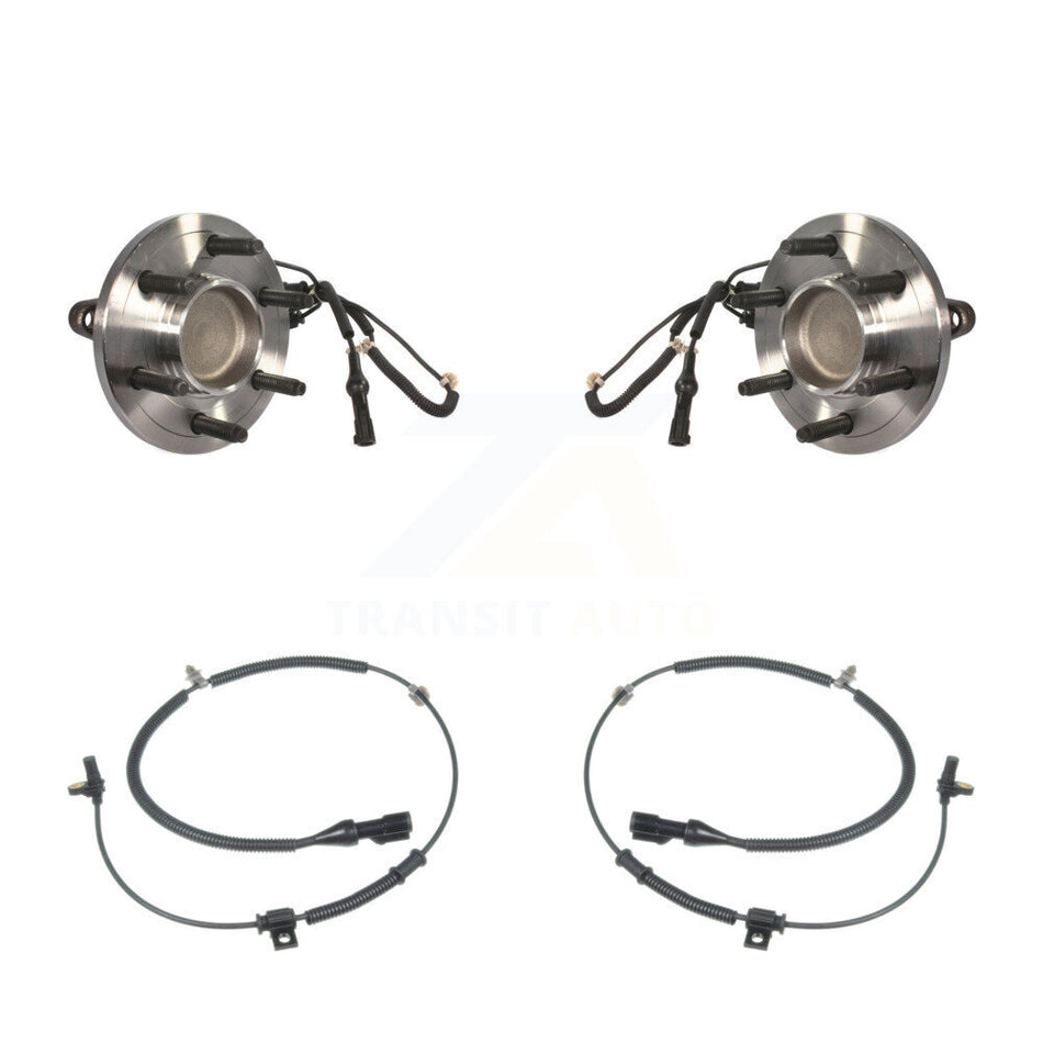 Front Wheel Hub Bearing & Extra ABS Sensor Kit For 2010 Ford Expedition Lincoln Navigator K7S-101797