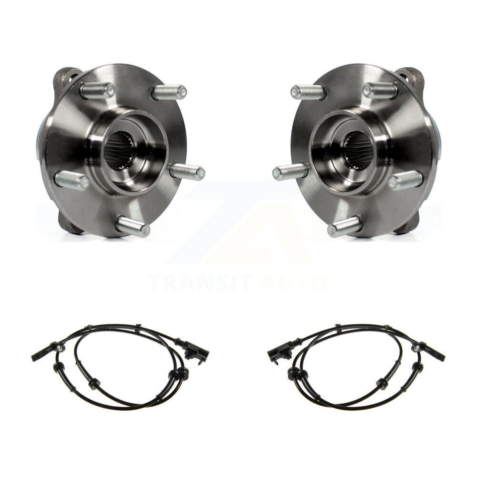 Front Wheel Hub Bearing And ABS Sensor Kit For INFINITI G35 G37 G25 Q60 Q40 with Harness K7S-101810