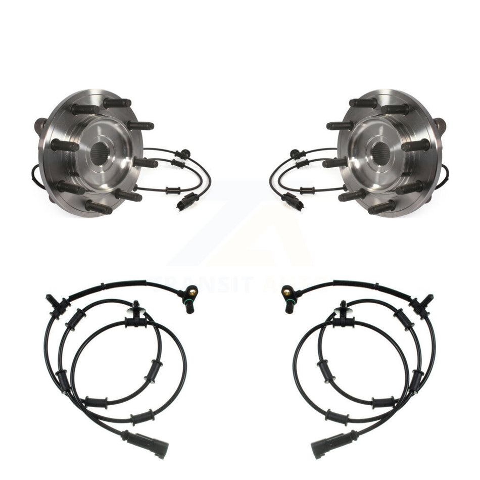 Front Wheel Hub Bearing And Extra ABS Sensor Kit For Ram 2500 3500 with Harness K7S-101837