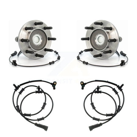 Front Wheel Hub Bearing And Extra ABS Sensor Kit For Ram 3500 Dodge with Harness K7S-101840