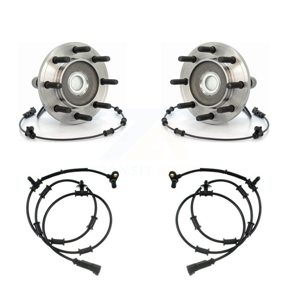 Front Wheel Hub Bearing And Extra ABS Sensor Kit For Ram 3500 Dodge with Harness K7S-101840
