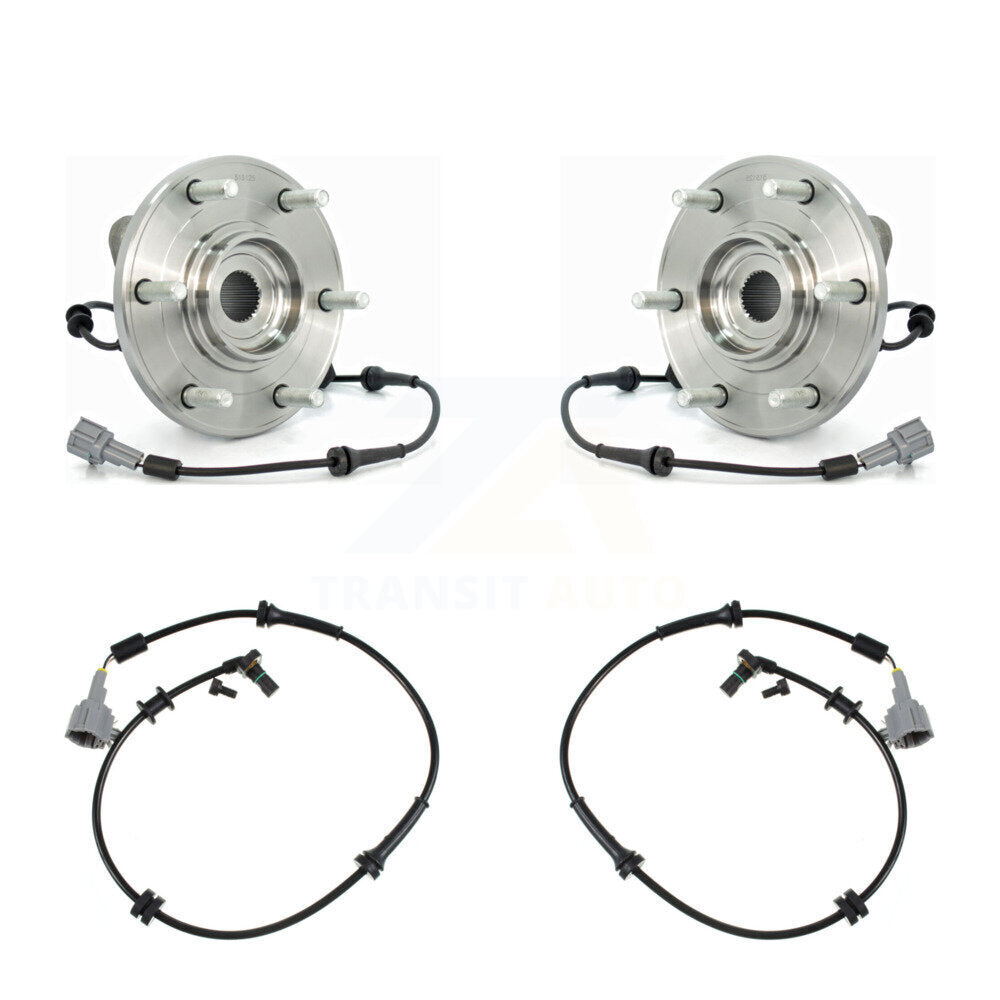 Front Wheel Hub Bearing And Extra ABS Sensor Kit For Nissan TITAN Armada INFINITI QX56 K7S-101852
