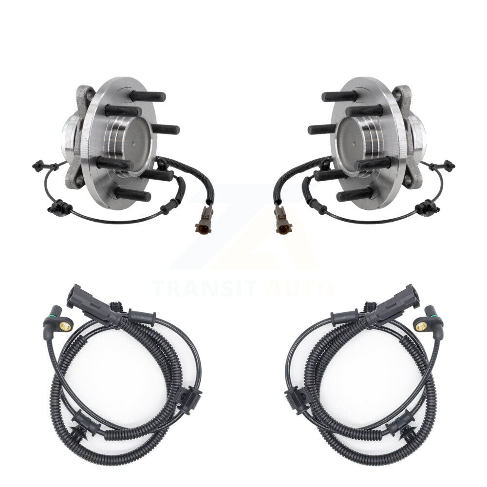 Front Wheel Hub Bearing Extra ABS Sensor Kit For Ford F-150 Expedition Lincoln Navigator K7S-101859
