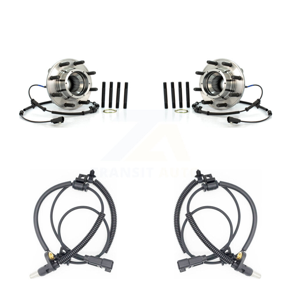 Front Wheel Hub Bearing And Extra ABS Sensor Kit For Ford F-250 Super Duty K7S-101864