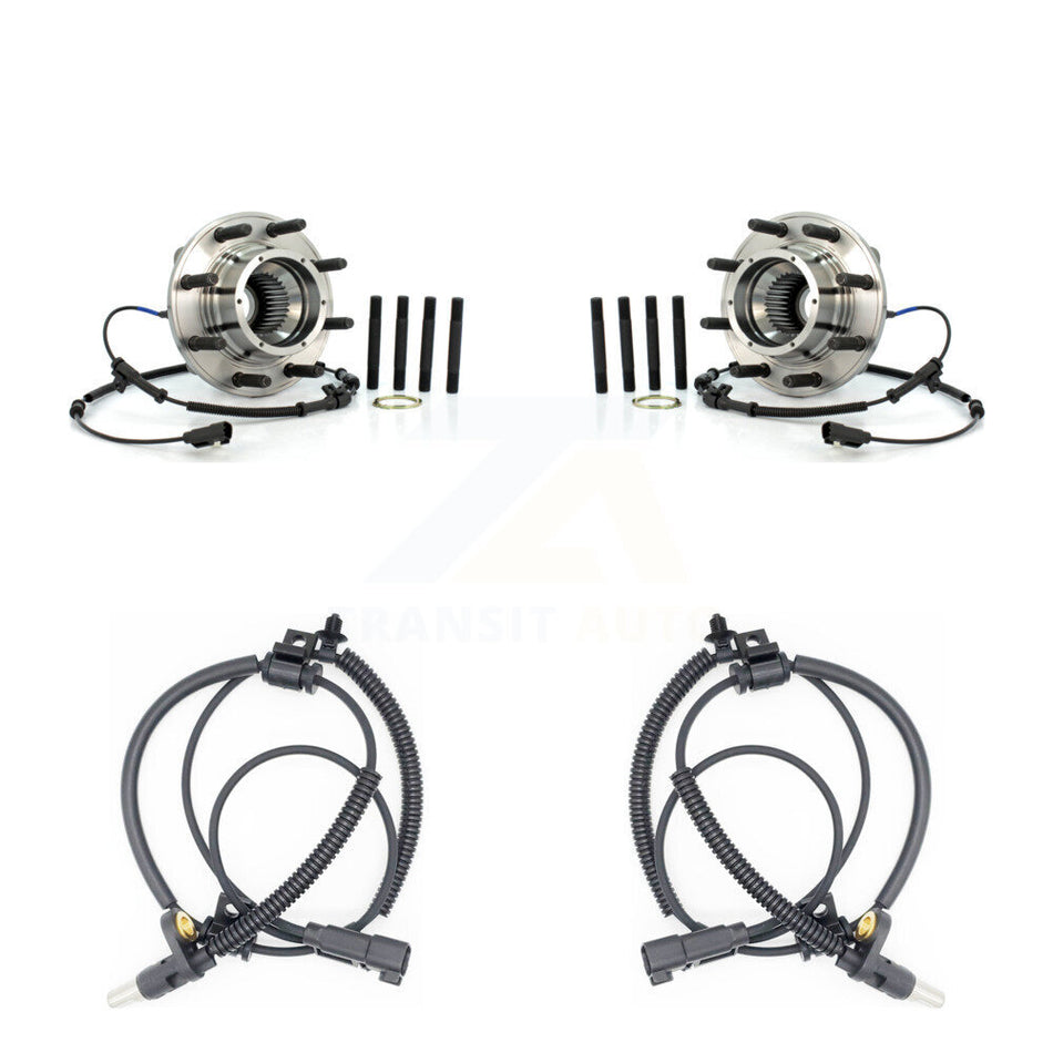 Front Wheel Hub Bearing And Extra ABS Sensor Kit For Ford F-250 Super Duty K7S-101864