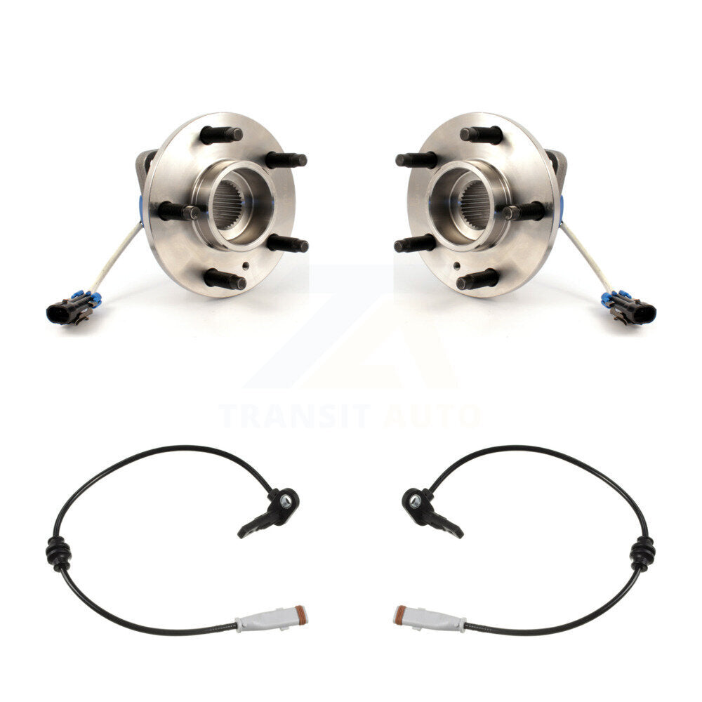Front Wheel Hub Bearing And Extra ABS Sensor Kit For 2010 Buick Allure 3.6L K7S-101872