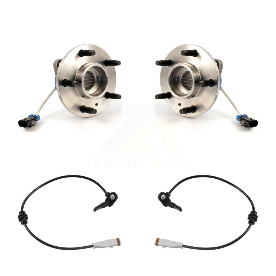 Front Wheel Hub Bearing And Extra ABS Sensor Kit For 2010 Buick Allure 3.6L K7S-101872