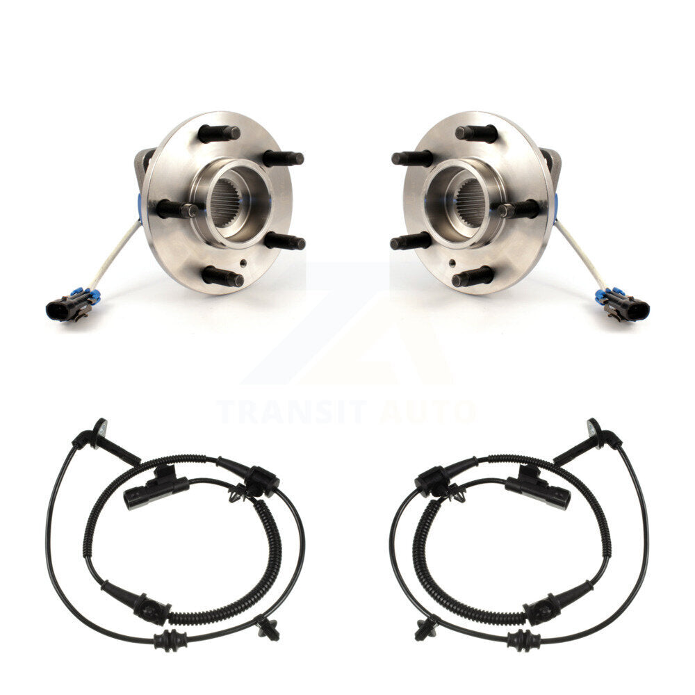Front Wheel Hub Bearing And Extra ABS Sensor Kit For 2010 Buick Allure 3.6L K7S-101873