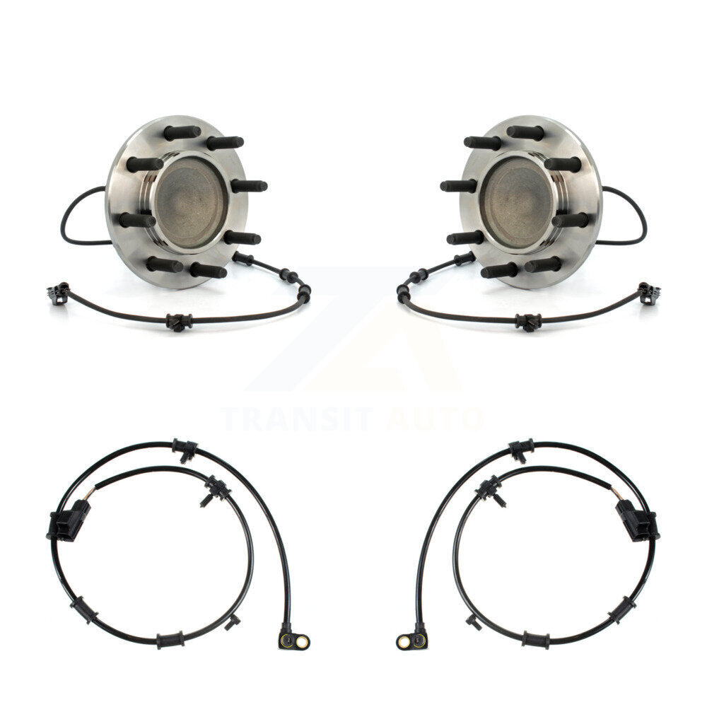 Front Wheel Hub Bearing And Extra ABS Sensor Kit For Dodge Ram 2500 3500 with Harness K7S-101898