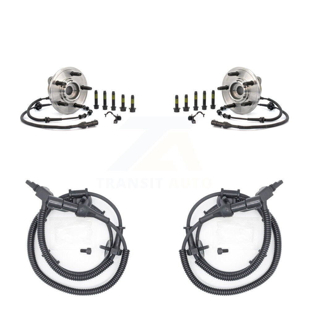 Front Wheel Hub Bearing & Extra ABS Sensor Kit For 2002 Ford Explorer Mercury Mountaineer K7S-101899