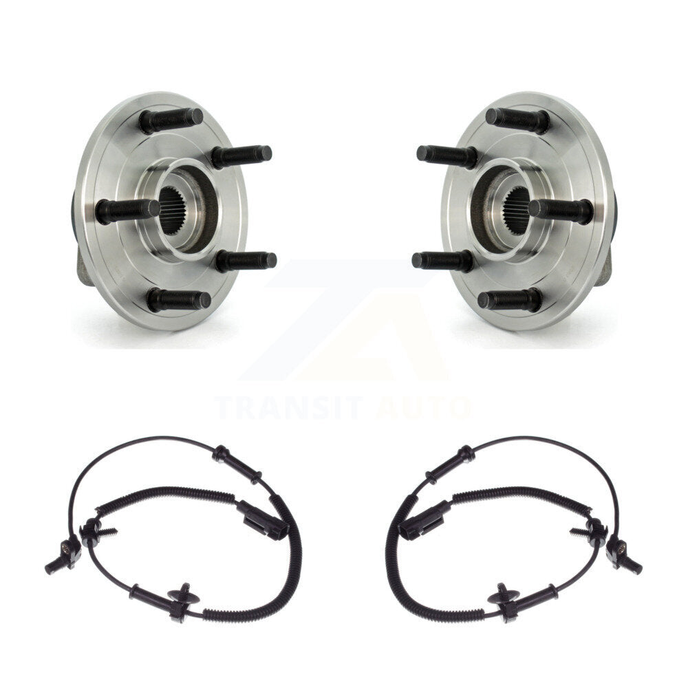 Front Wheel Hub Bearing And ABS Sensor Kit For 2007 Dodge Ram 1500 4WD with 2-Wheel K7S-101907