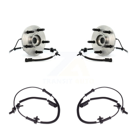 Front Wheel Hub Bearing Extra ABS Sensor Kit For 2007 Dodge Ram 1500 4WD with 4-Wheel K7S-101908
