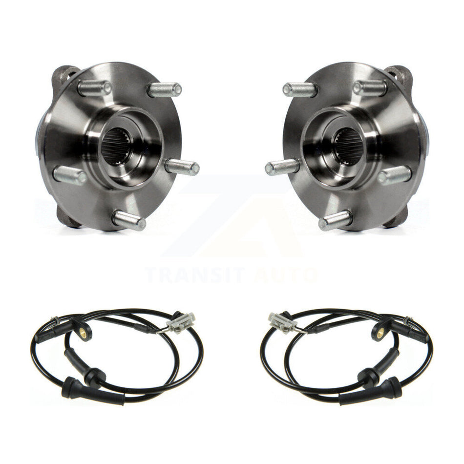 Front Wheel Hub Bearing And ABS Sensor Kit For INFINITI FX35 FX45 with Harness K7S-101920