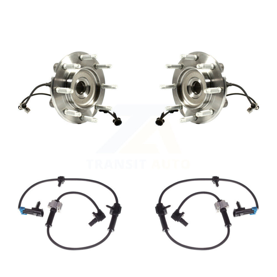 Front Wheel Hub Bearing And Extra ABS Sensor Kit For Chevrolet Silverado 1500 HD Classic K7S-101925