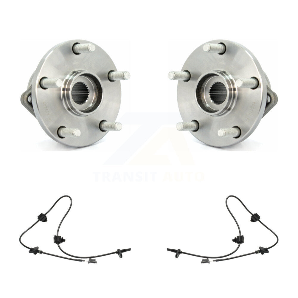Front Wheel Hub Bearing ABS Sensor Kit For 2008-2014 Subaru Tribeca 3.6L with 4-Wheel K7S-101928
