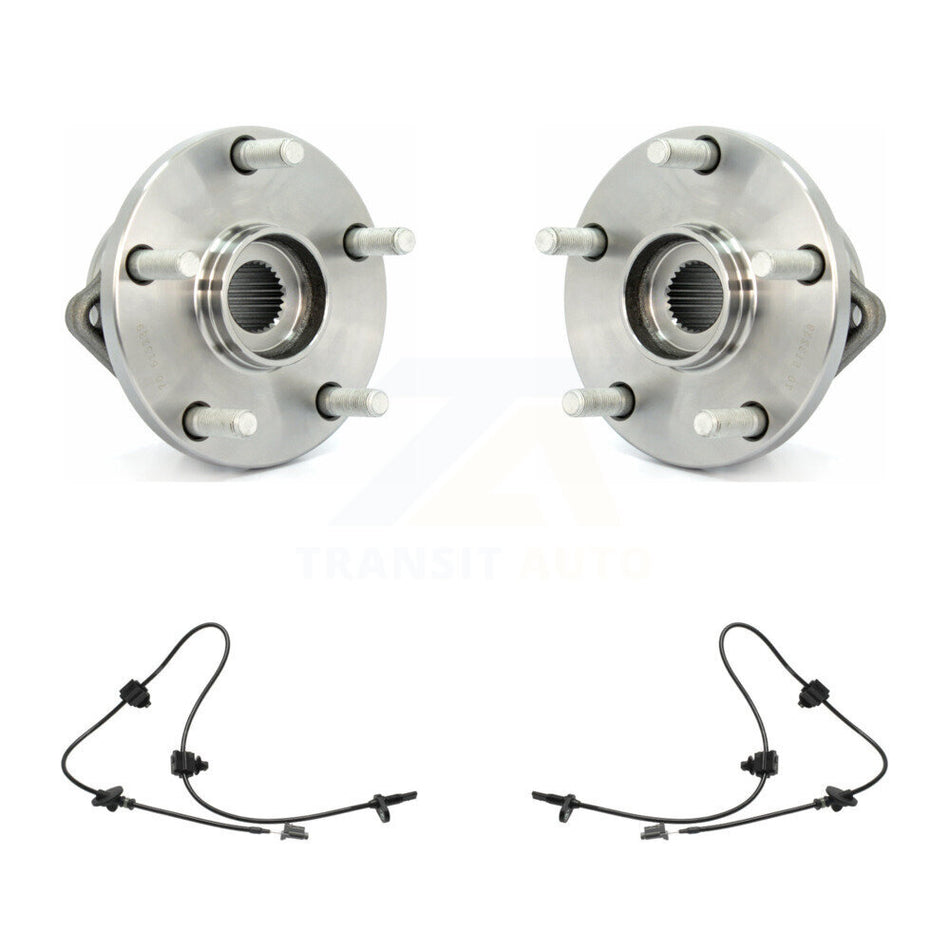 Front Wheel Hub Bearing ABS Sensor Kit For 2008-2014 Subaru Tribeca 3.6L with 4-Wheel K7S-101928