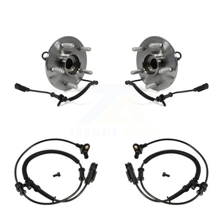 Front Wheel Hub Bearing Extra Sensor Kit For Ram 1500 4WD with 5.7L/3.7L/4.7L 4-Wheel ABS K7S-101948