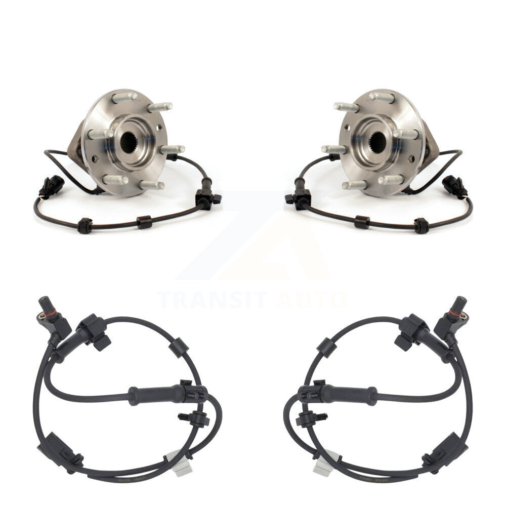 Front Wheel Hub Bearing & Extra Sensor Kit For Chevrolet GMC Trailblazer Envoy XL EXT SSR K7S-101950