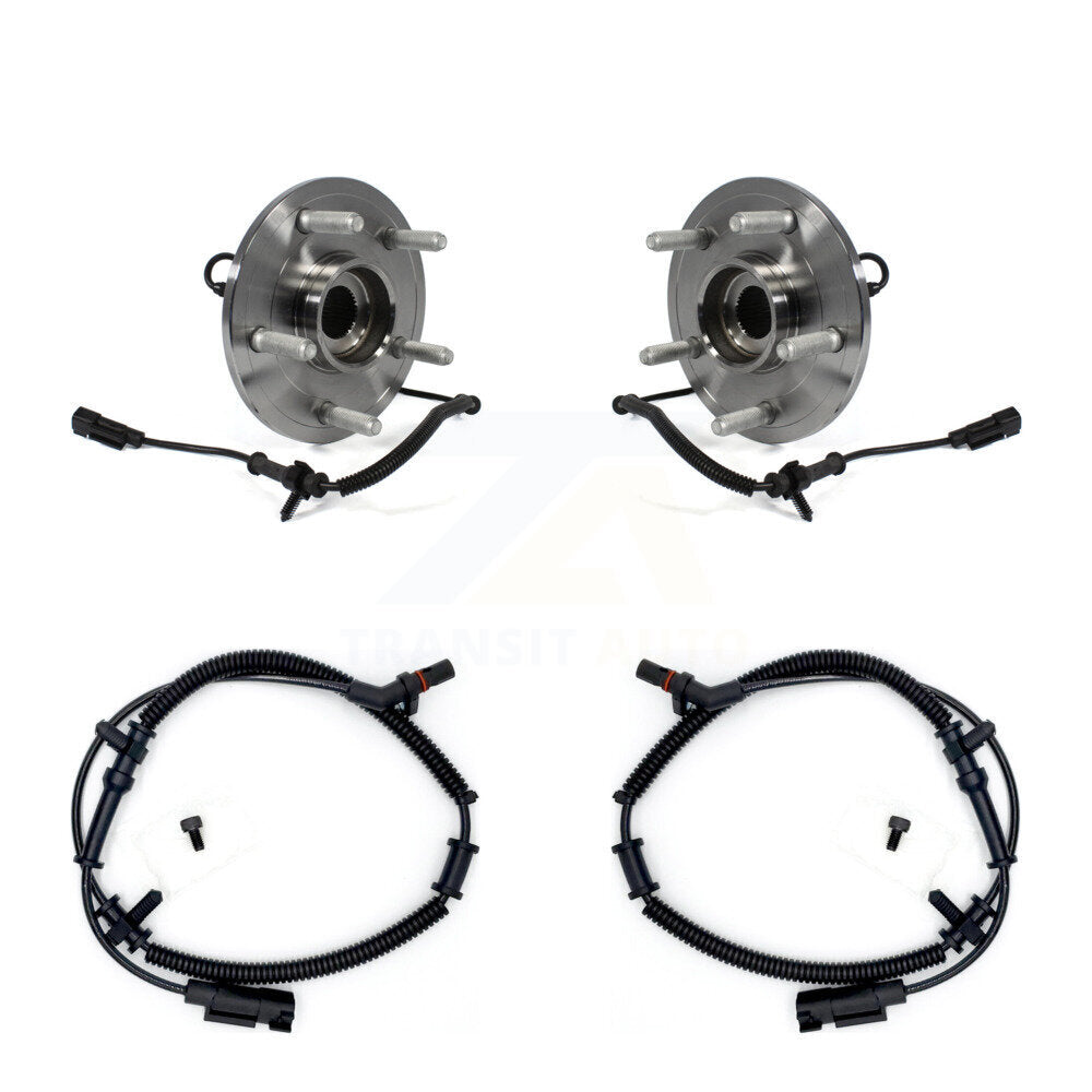 Front Wheel Hub Bearing And Extra ABS Sensor Kit For Ram 1500 Classic 4WD K7S-101964
