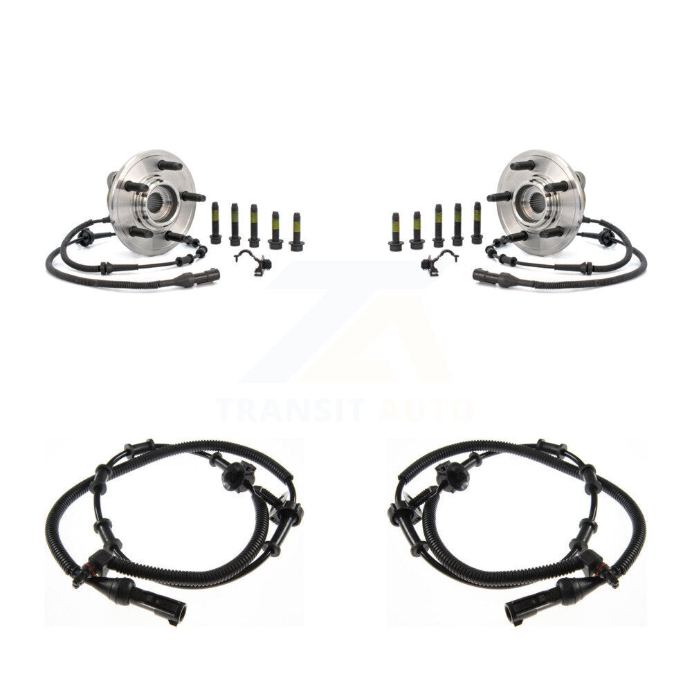 Front Wheel Hub Bearing & Extra ABS Sensor Kit For Ford Explorer Lincoln Aviator Mercury K7S-101969