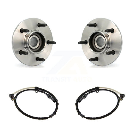 Front Wheel Hub Bearing ABS Sensor Kit For Ford F-150 4WD with 4.2L/4.6L/5.4L 2-Wheel K7S-101975