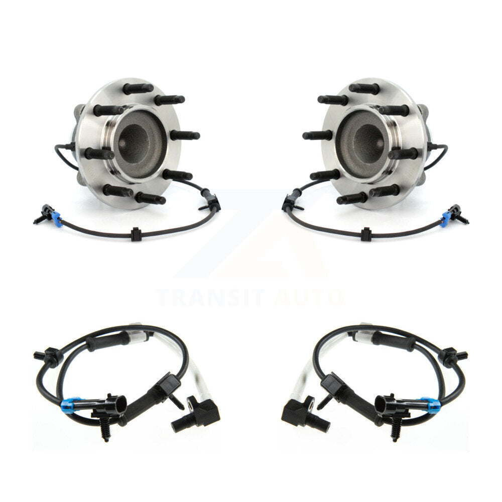 Front Wheel Hub Bearing & Extra ABS Sensor Kit For Chevrolet Express 2500 GMC Savana 3500 K7S-101985