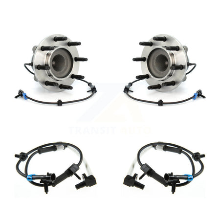 Front Wheel Hub Bearing & Extra ABS Sensor Kit For Chevrolet Express 2500 GMC Savana 3500 K7S-101985