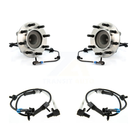 Front Wheel Hub Bearing & Extra ABS Sensor Kit For Chevrolet Express 3500 GMC Savana 4500 K7S-101986