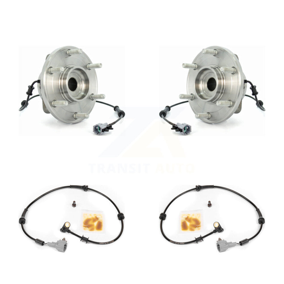 Front Wheel Hub Bearing And Extra ABS Sensor Kit For Nissan TITAN Armada INFINITI QX56 K7S-102009