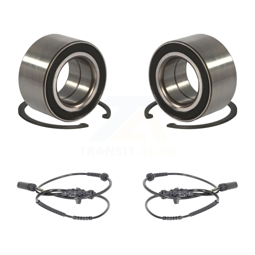 Front Wheel Bearing & ABS Sensor Kit For 2012 BMW 650i 4.4L with 4-Wheel Harness K7S-102025