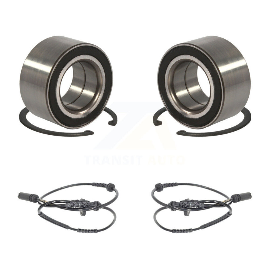 Front Wheel Bearing & ABS Sensor Kit For 2012 BMW 650i 4.4L with 4-Wheel Harness K7S-102025