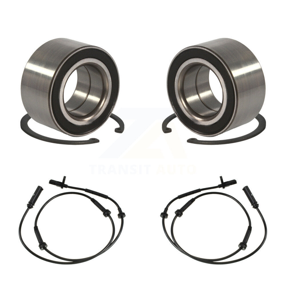 Front Wheel Bearing & Sensor Kit For 2010-2012 BMW X3 3.0L with 4-Wheel ABS Harness K7S-102026