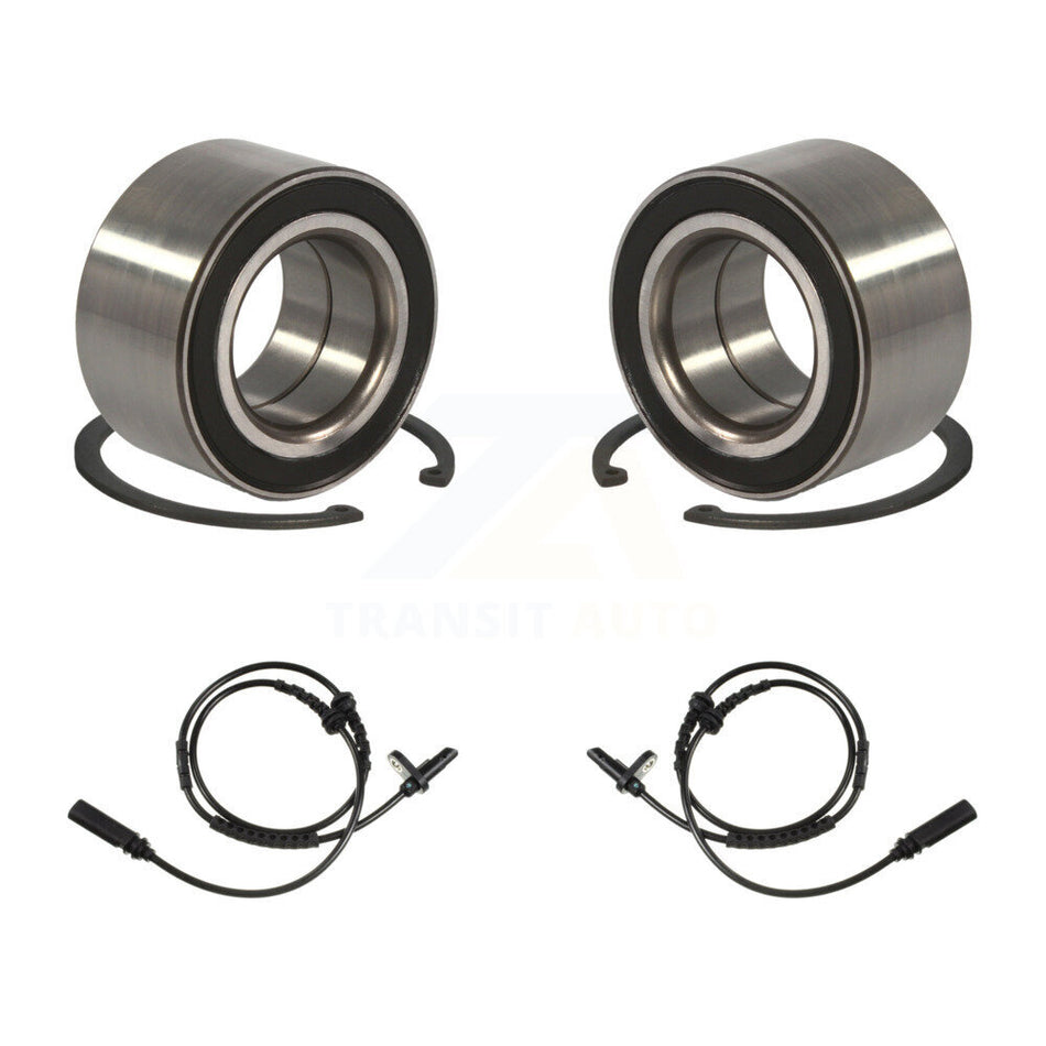 Front Wheel Bearing Sensor Kit For BMW 550i GT xDrive 4.4L with 4-Wheel ABS Harness K7S-102031